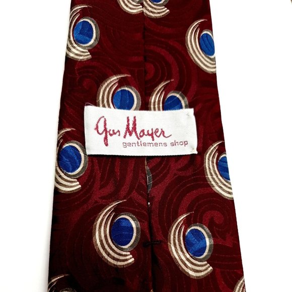 Countess Mara Gus Mayer Mens Tie New York Silk Accessory Business Dad Gift Work - Picture 7 of 7
